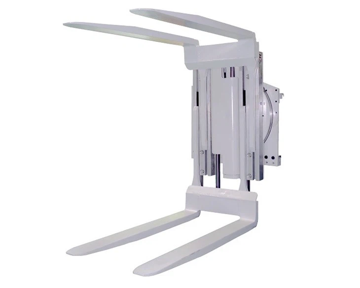 Forklift Attachment Fork Clamp, 360 Degree Rotating Pallet Fork Clamp