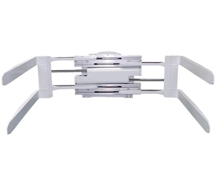 Forklift Attachment Fork Clamp, 360 Degree Rotating Pallet Fork Clamp